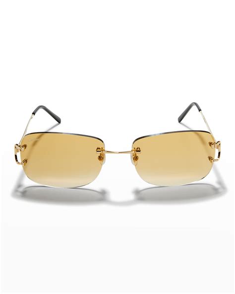 cartier rimless sunglasses men's|cartier rimless sunglasses men's china.